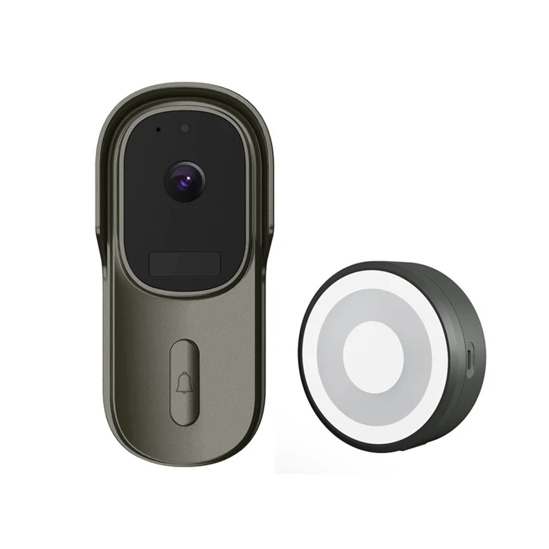 

ABGB-Tuya Smart Life APP Wi-Fi дверной звонок 1080P 2MP умный широкий обзор IP65 водонепроницаемый аудио-видеодомофон