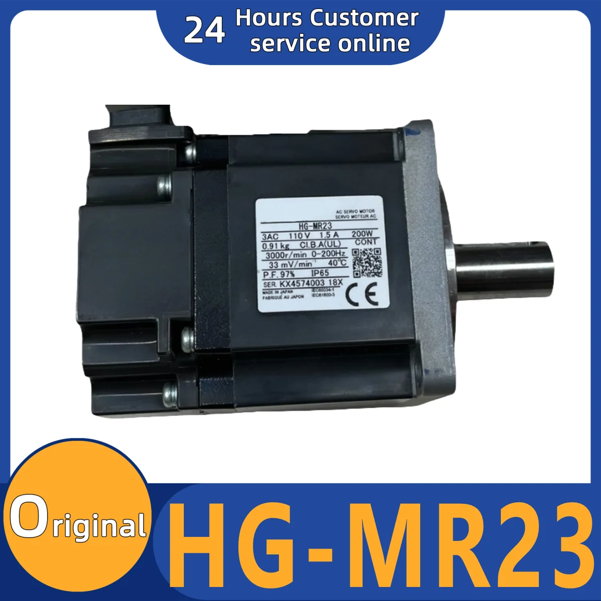 

New original motor HG-MR23 HG-KR23BJ HG-KR43 HG-KR43B