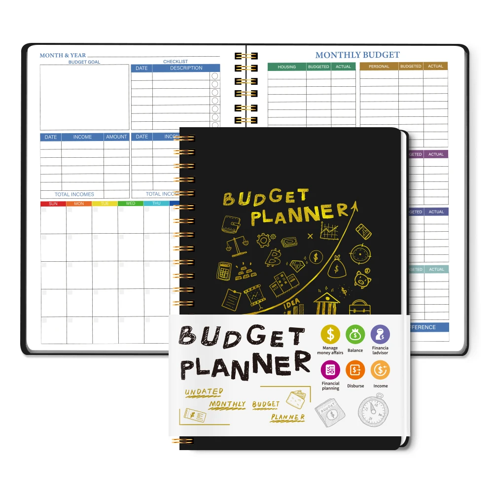 An 8.15 X 5.71-Inch Budget Planner: Monthly Financial Organization, an Undated Financial Planner Book