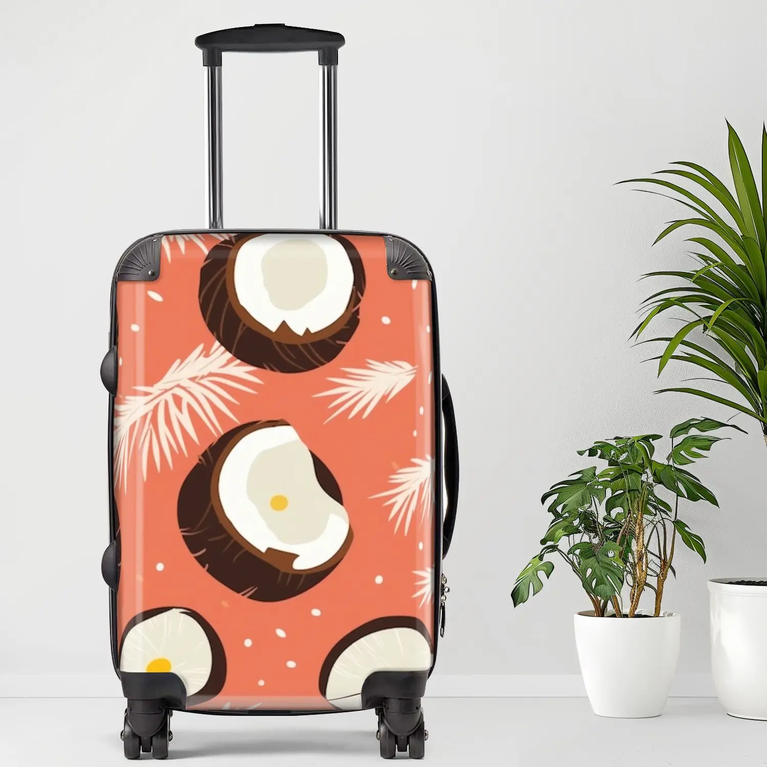 

Coconut Luggage, 20/24/28 Inch Luggage, Carry-On, Custom Luggage, Luggage Set, Suitcase, Travel, Vacation, Cabin Suitcase, Custo