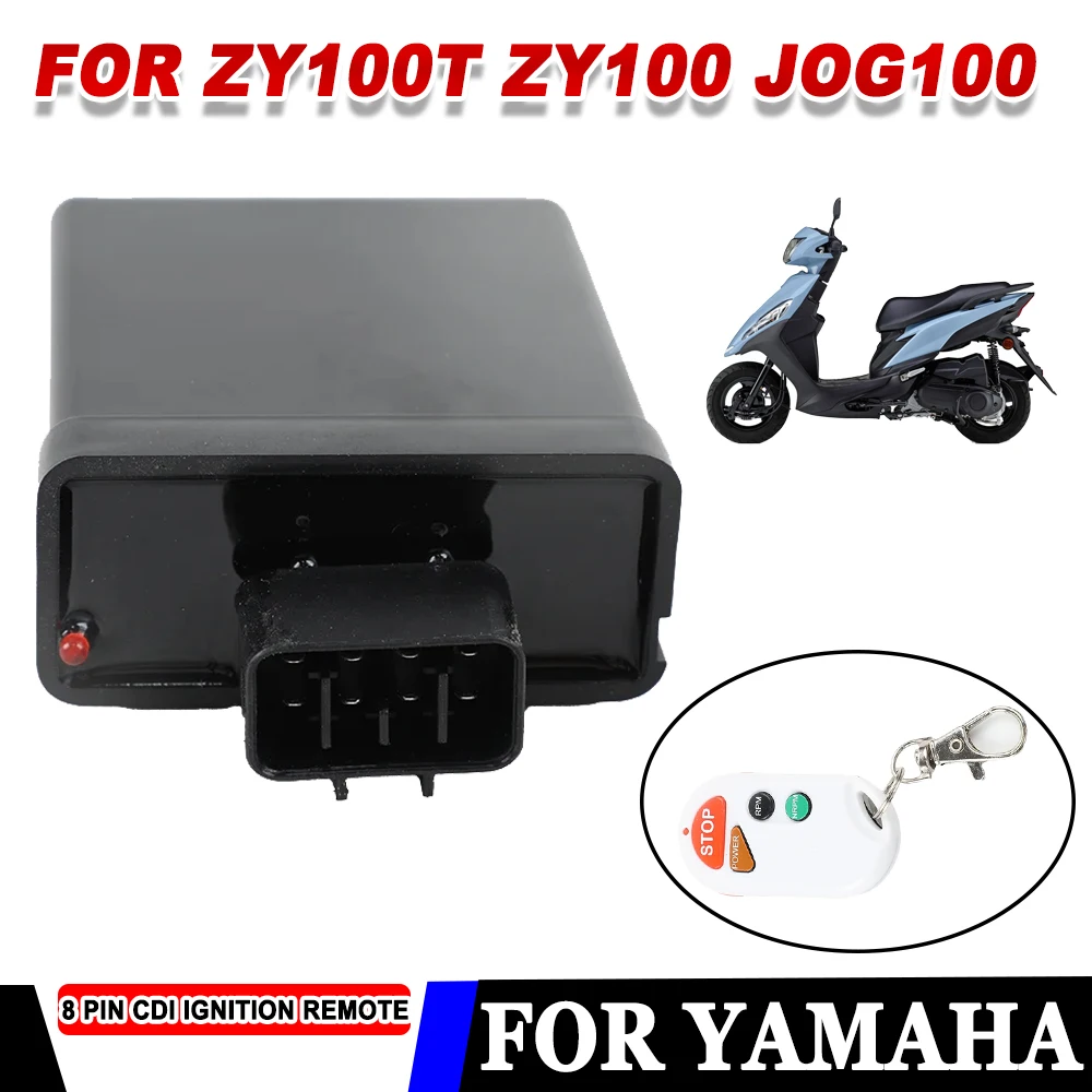 

Motorcycle Accessories 8 Pin CDI Ignition Remote Control Performance Upgrade For Yamaha ZY100T ZY100 JOG100 RS100 RSZ100