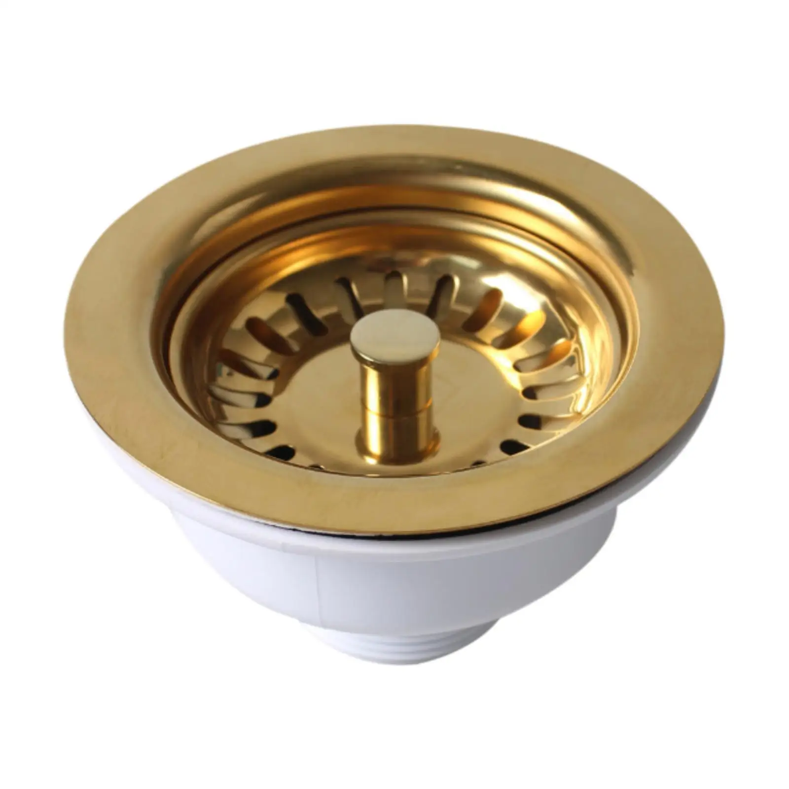 Kitchen Sink Strainer and Stopper Golden Sink Replacement Sink Filter