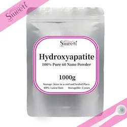 Free Shipping 50g-1000g High Quality Food Grade Using For Toothpaste 100% Pure Hydroxyapatite 60 Powder