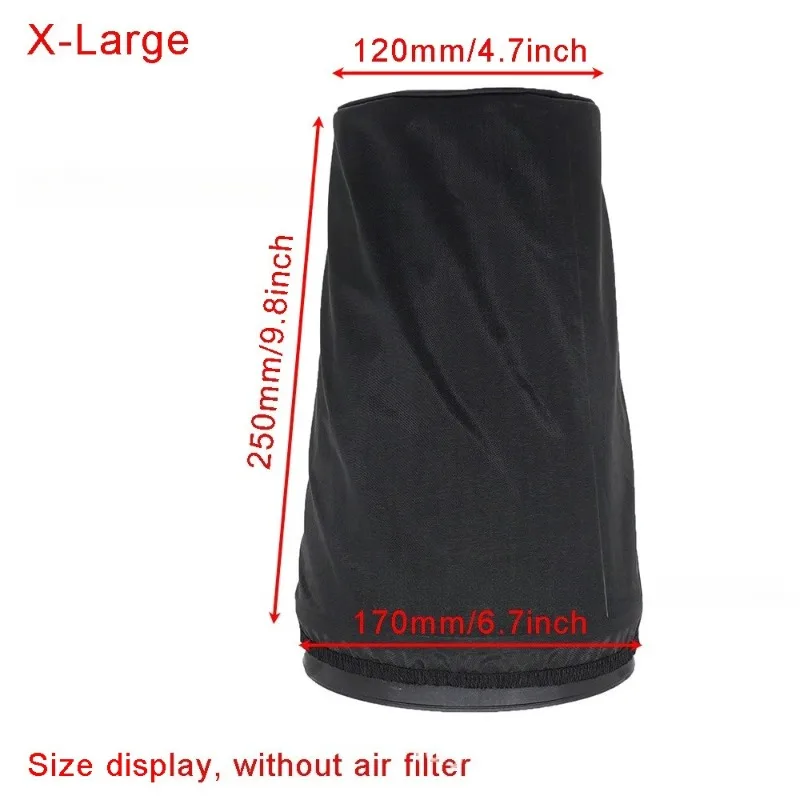 Universal Mushroom Head Air Filter Protective Sleeve Dustproof Waterproof Oil‑Resistant Car Modification Cover