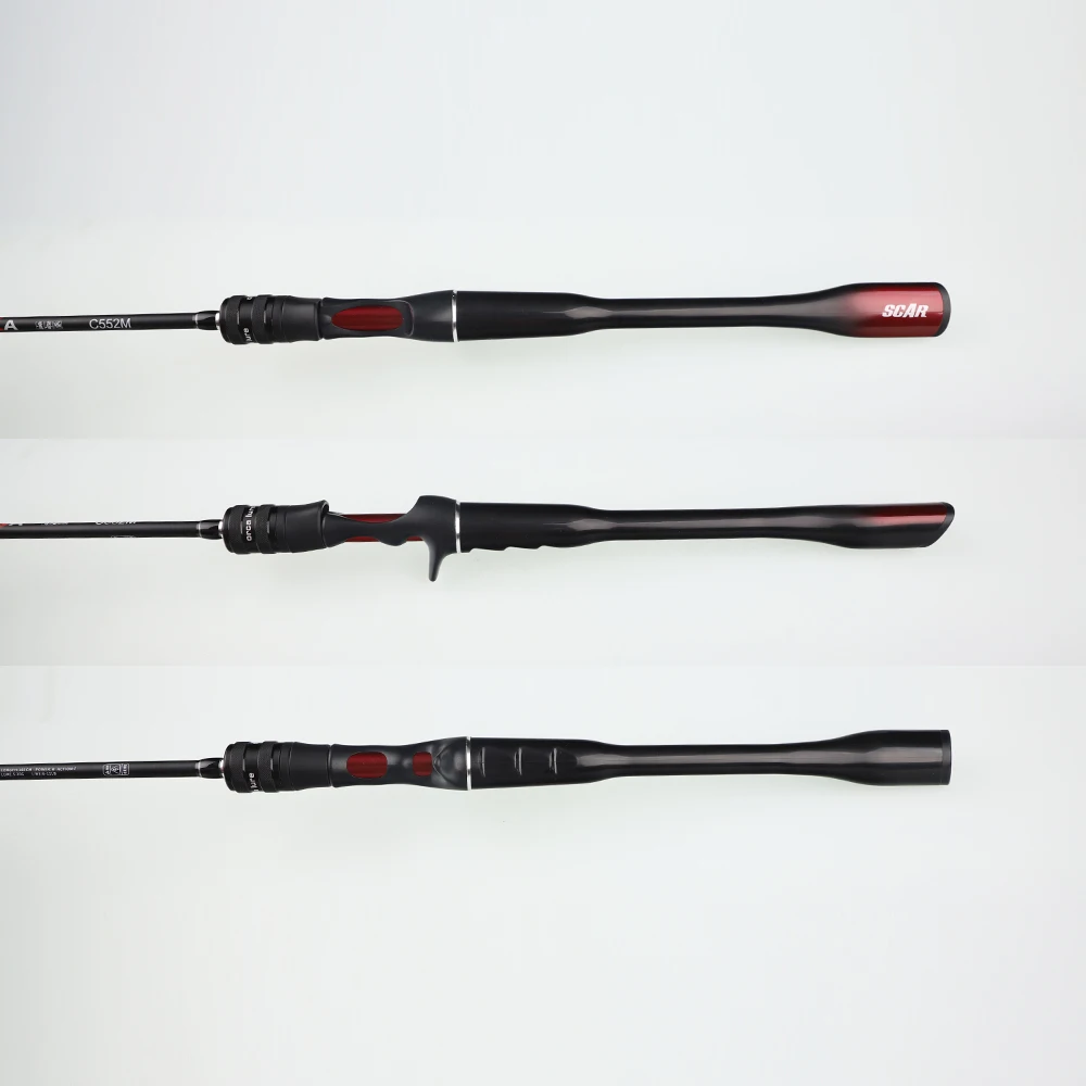 FISHINGFANS ORCA Spinn- und Wurfangeln Mittelschwere Ruten 1,65m 1,8m 2,1m 2,4m 5-20g 6-12LB Kunstköder Meerbarsch Karpfen Angelrute – Detail 3