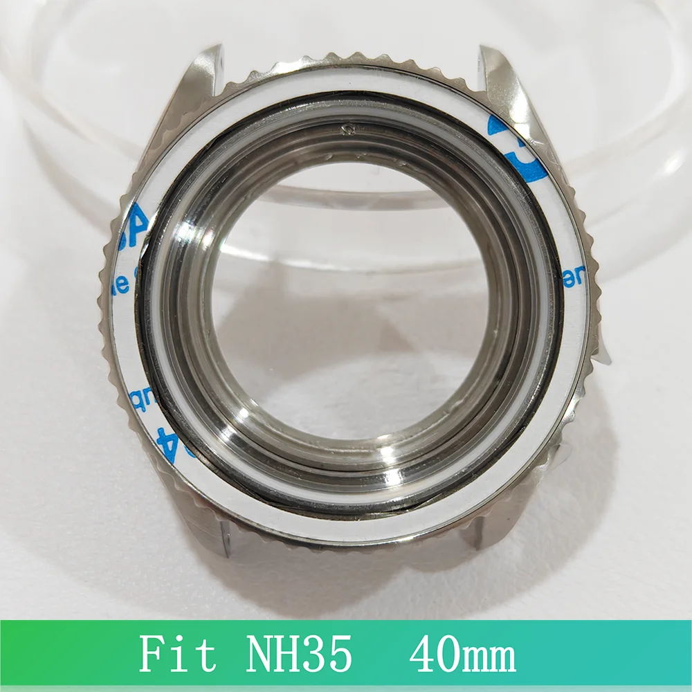 

For NH34 35 36 Movement Watch Case 40mm Fit For Speed Watch Master Modified Case Solid stainless steel High Quality Accessories