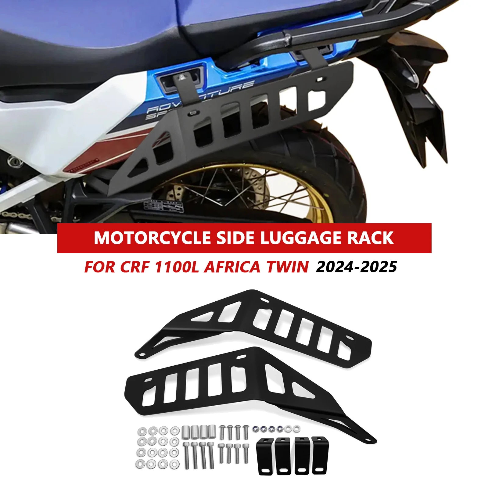 

For Honda CRF 1100 L Africa Twin 2025 2024 Motorcycle Accessories Side Case Support Racks Saddlebag Rack Support Brackets