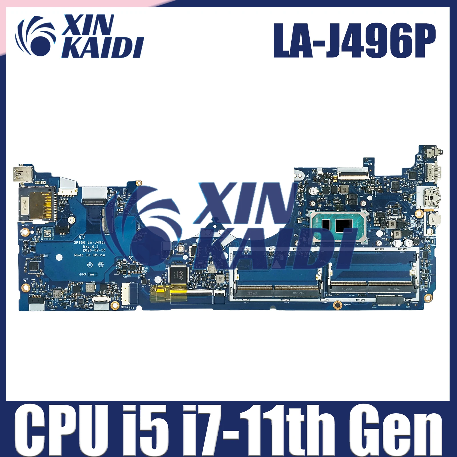 Laptop Mainboard For HP ENVY 15-ED 15T-ED LA-J496P M20703-501 M20700-601 M20704-601 Motherboard i5-1135G7 i7-1165G7 CPU