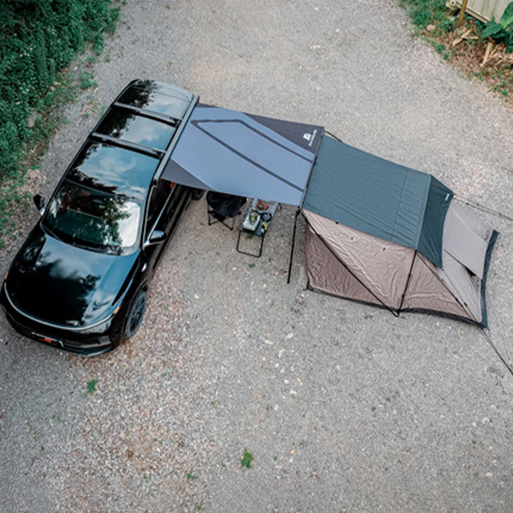 Ada Overland Mildew-Resistant Waterproof Canvas Parallel Awning Aluminum Structure Four-Season Vehicle Sunshade
