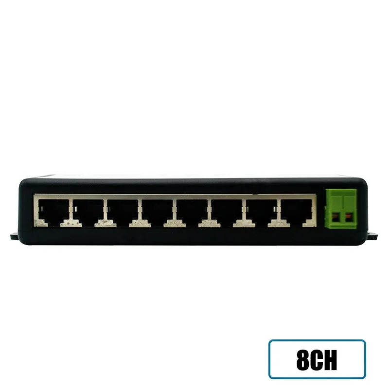 Inyector POE de 8 puertos, divisor para cámara de red CCTV, alimentación por Ethernet IEEE802.3af, gran oferta