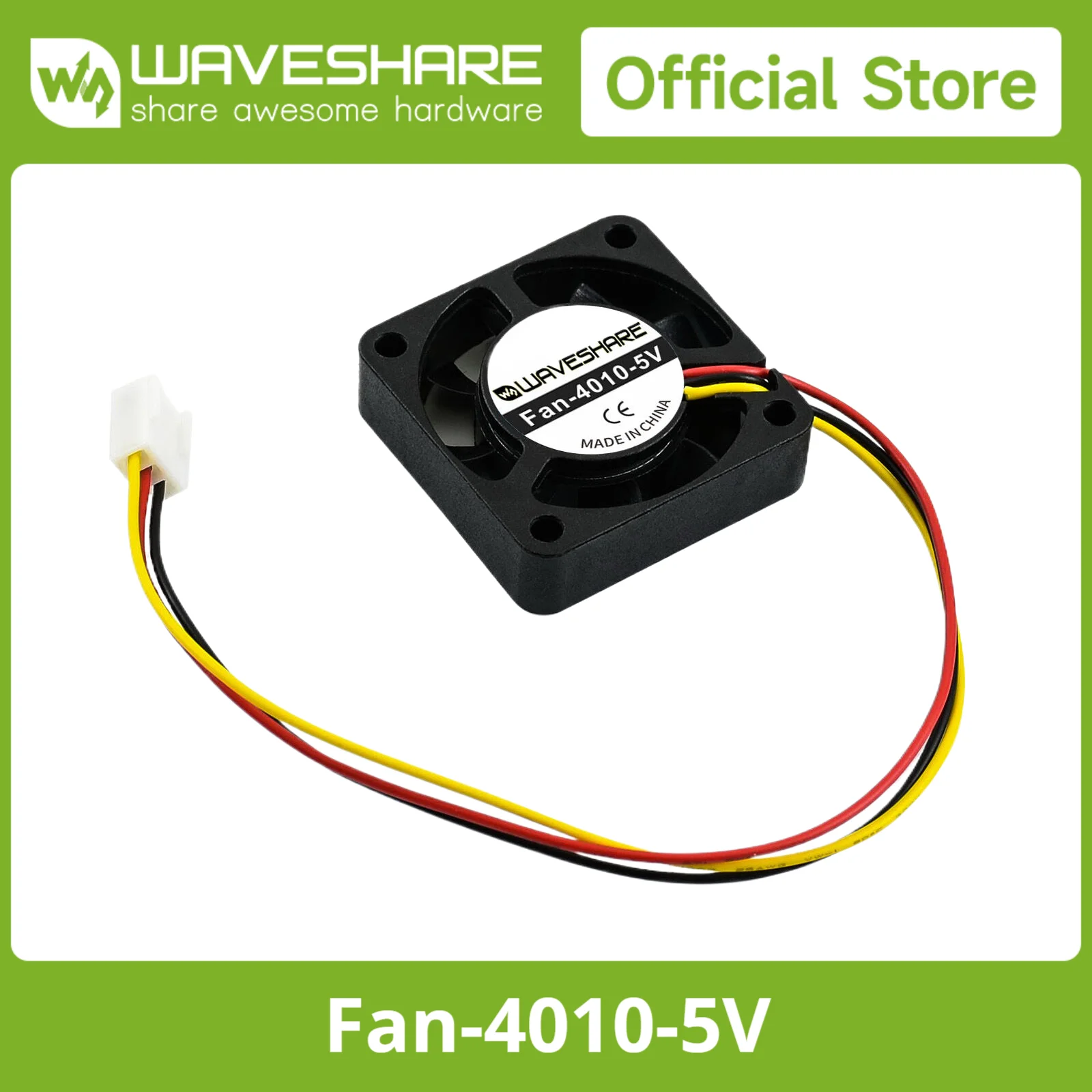 

Waveshare 40mm DC Dedicated Cooling Fan for Jetson Nano, 5V, 3PIN Reverse-proof,3PIN reverse-proof connector