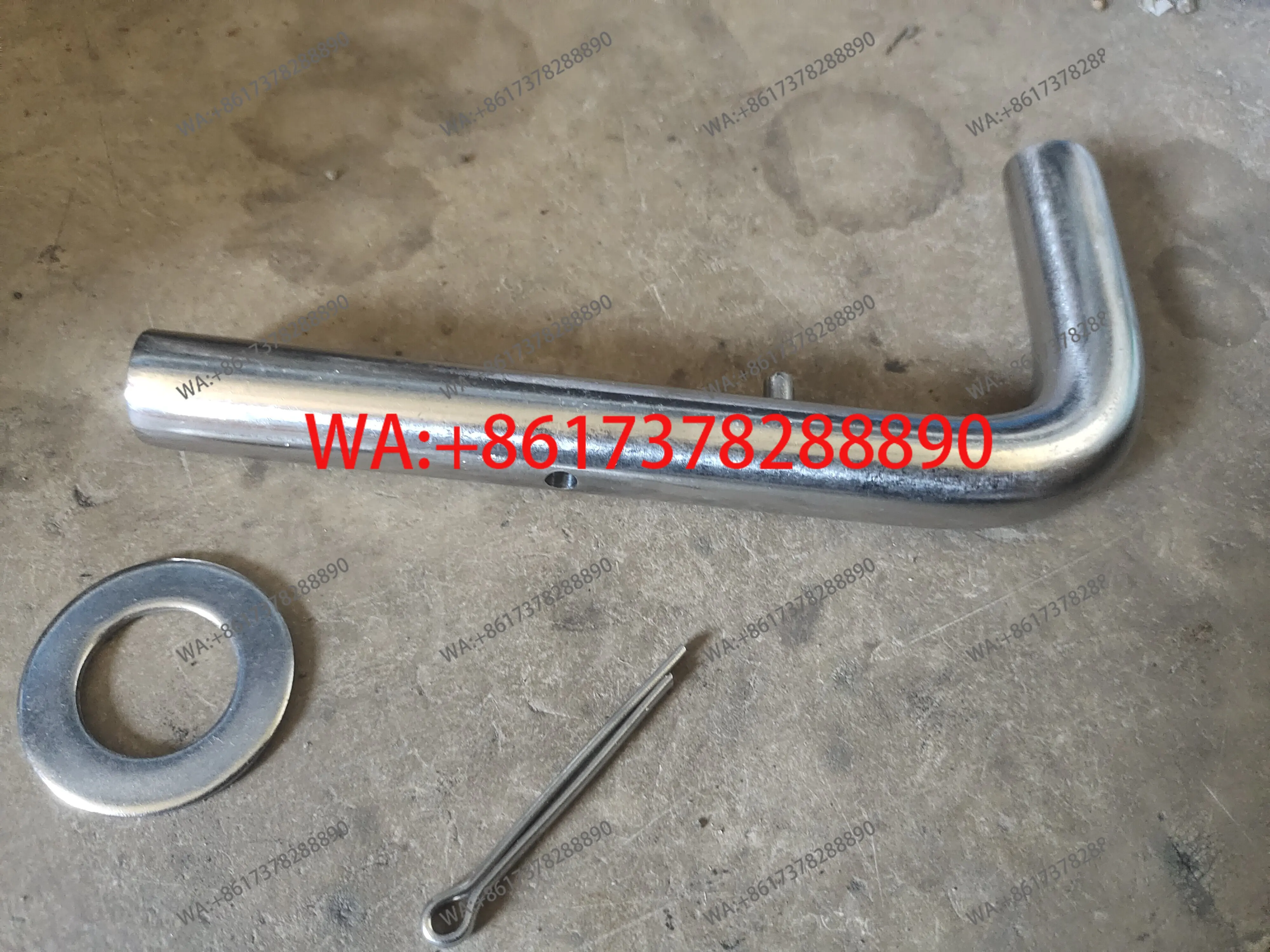 Marine spiral ladder accessories gangway lower platform seven-character pin stainless steel latch 18mm
