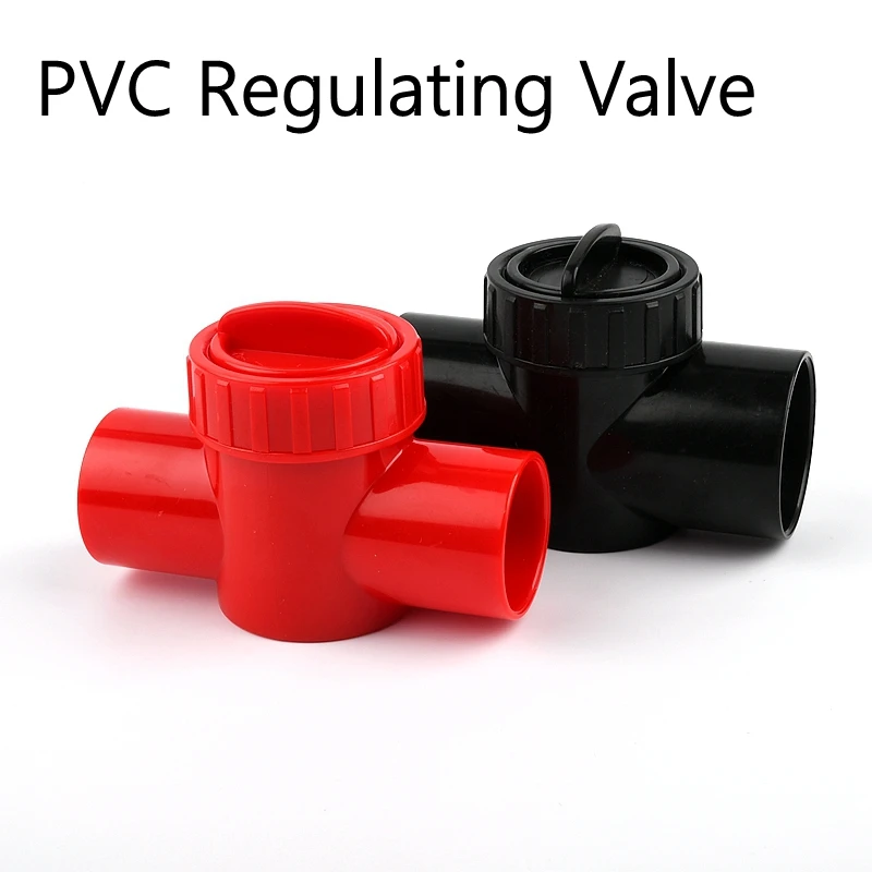 

PVC Regulating Valve Throttle Valve Accessories Aquarium Fish Tank Garden Irrigation Control Shrimp Valve I.D 32mm 40mm 1-10PCS