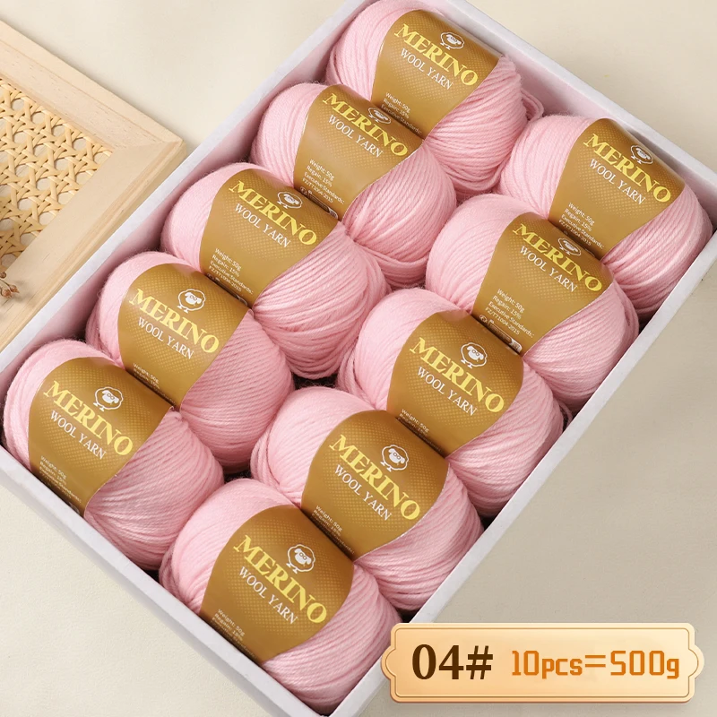 500 g hochwertiges, mittelfeines Alpaka-Wollgarn von 212, geeignet zum Stricken von Pullovern, Schals und Hüten, 10 Stränge/Packung