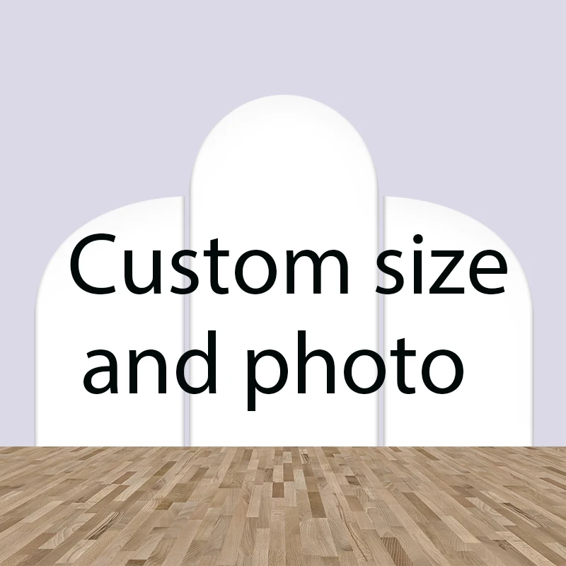 

Custom size arch backdrop cover