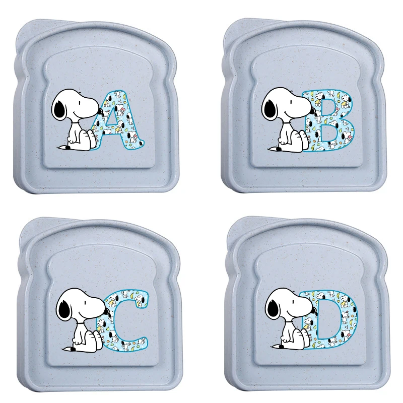 

Snoopy Bakery Box Outdoor Camping Picnic Portable Durable Meal Box Cute Cartoon Letter Pattern Bento Box Friend Birthday Gift