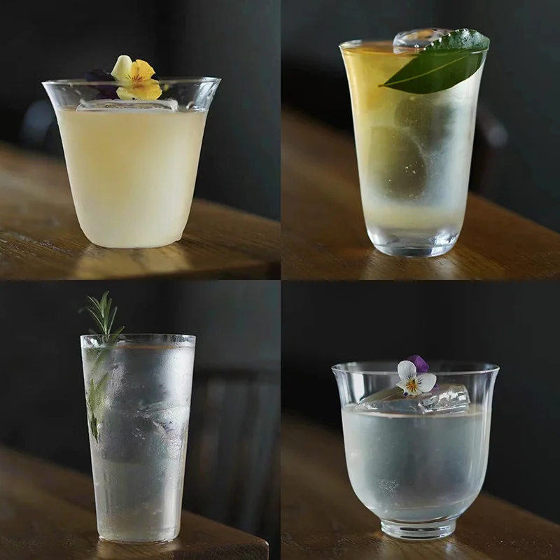 1 قطعة خفيفة للغاية 280 مللي كؤوس عصير زجاجية ويسكي زجاج كوكتيل