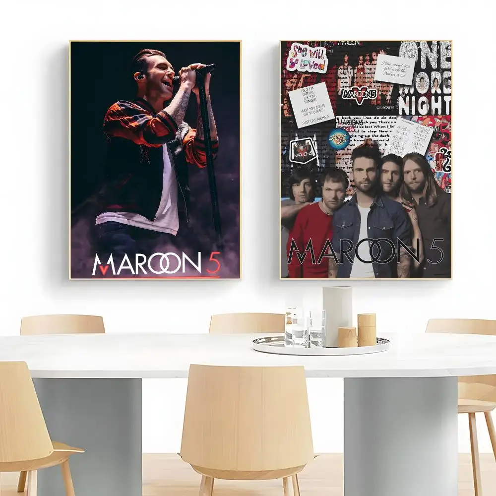 Pop Band M-Maroon 5 Poster Wall Art Print Decorative Mural Home Decor Gift Unframed
