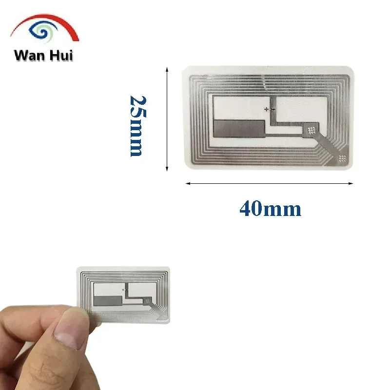 

10 шт. RFID 13,56 МГц наклейка NFC-тег клейкие этикетки RFID-токен Crad пустой чип карты IC HF протокол ISO14443A для книжной библиотеки