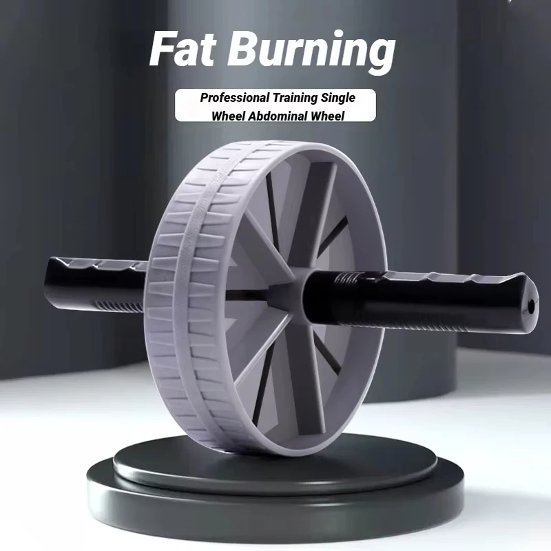 1 قطعة عجلة البطن قوية تحمل الأسطوانة عدم الانزلاق تعزيز العضلات معدات التمرين اللياقة البدنية التدريب المنزل استخدام صامت