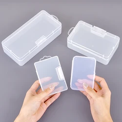 Small Rectangular Plastic Box Storage Boxes Polypropylene PP Parts Transparent Box Sample Packaging Box Jewelry Storage Case