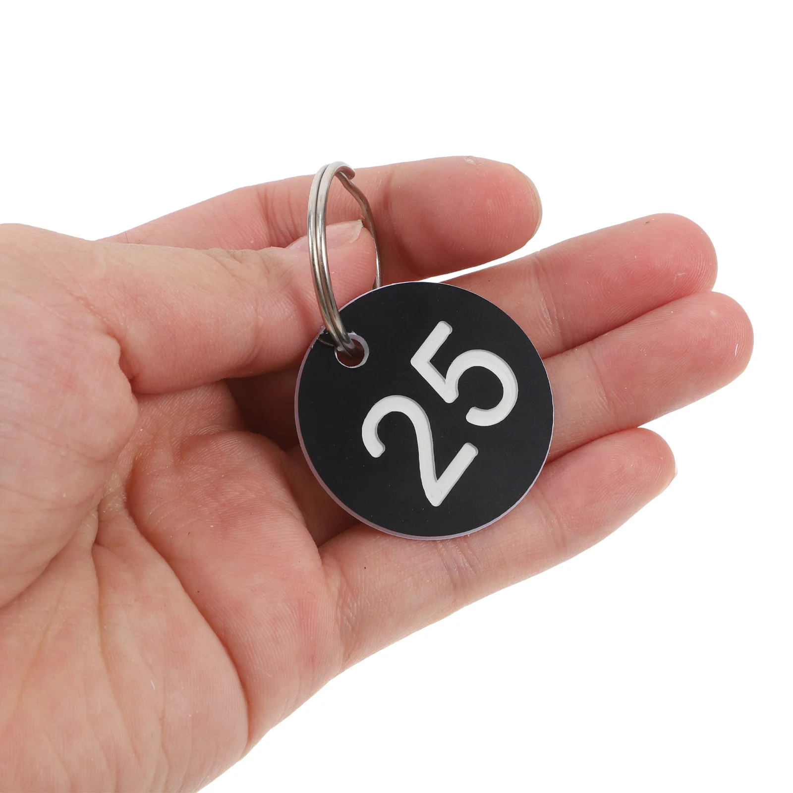 100 قطعة من علامات الهوية البلاستيكية المرقمة، علامات أرقام للاستخدام اليومي القوي للصالات الرياضية والمدارس والمكاتب، إدارة التعرف السهلة #3