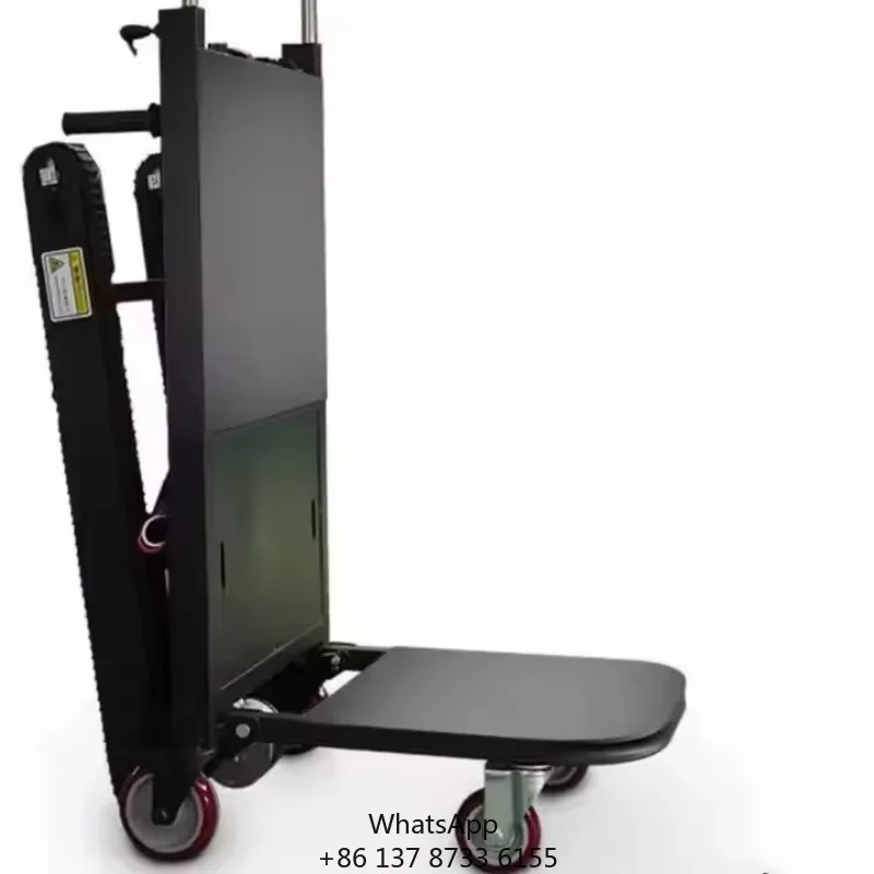 High Quality Electric Crawler-Type Stair Climbing Machine Foldable Steel Platform 260-400KG Capacity Material Handling Equipment
