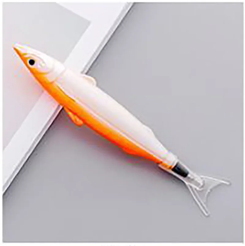 Stylo à bille mignon et créatif en forme de poisson de mer, 1 pièce, outil d'écriture, fournitures scolaires et de bureau, souvenir, nouveauté, kawaii