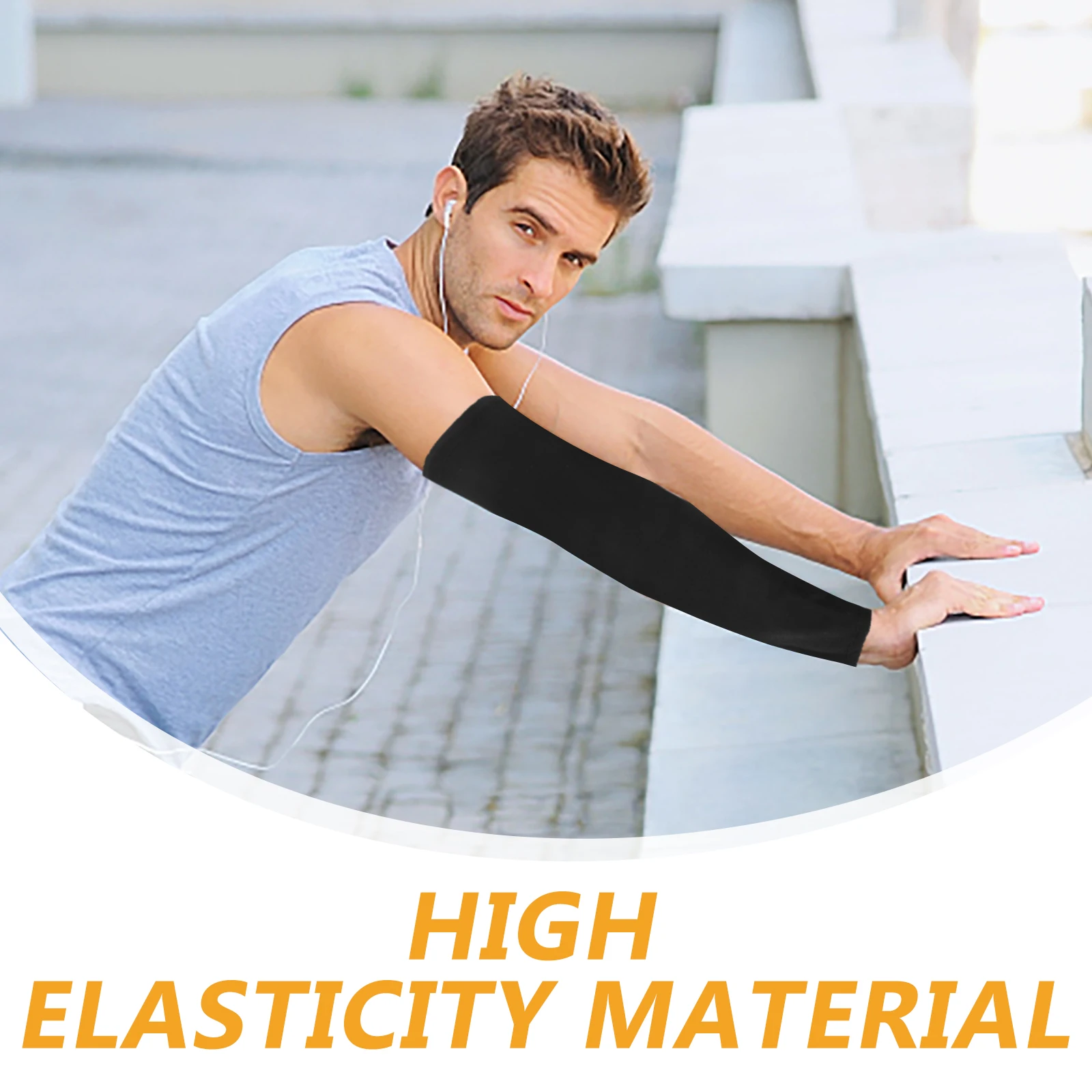 2 قطعة الذراع الشتوية كم واقية التفاف مريح مرونة غطاء دافئ الرياضة ركوب الدراجات الجري في الهواء الطلق حماة الذراع لكبار السن