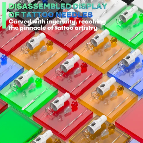 Imagen 2 del producto 50 Uds agujas de tatuaje POSEIDON V6 PRO MAX agujas de cartucho de tatuaje nuevo Kit de agujas de tatuaje de maquillaje permanente de seguridad desechables