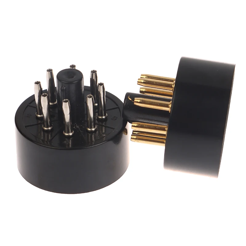 1 PCS 8 Pins Bakelit Rohr Buchse S8AES Bakelit Rohr Basis Für EL34C EL34 Vakuum Rohr Verstärker