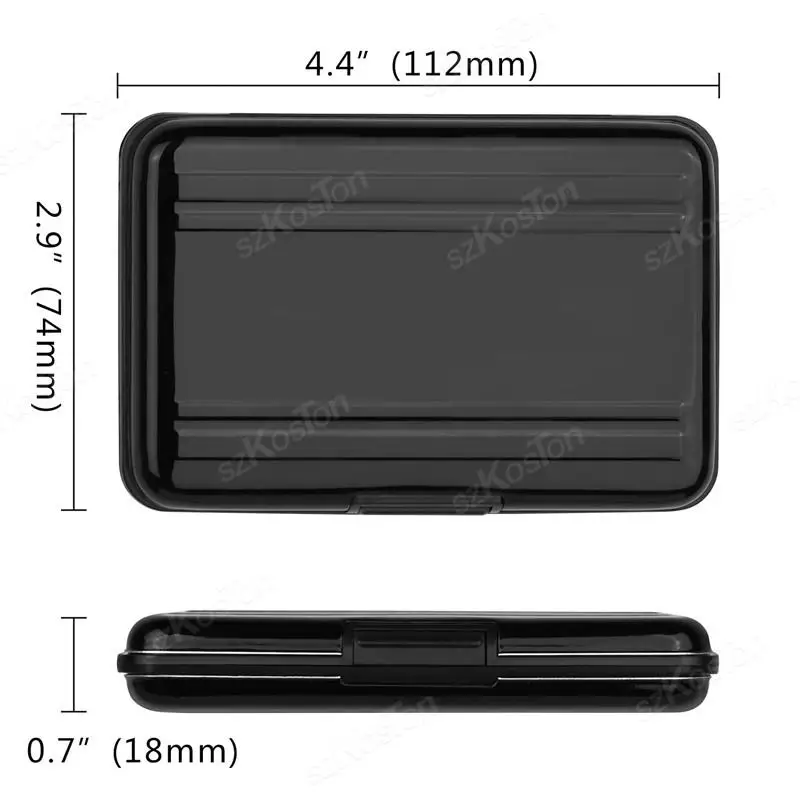 Funda impermeable para tarjeta SD, soporte para tarjeta Micro SD, espuma suave, Interior, caja de almacenamiento con cordón, 12 ranuras