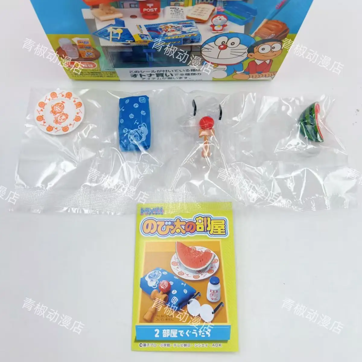 Rement Doraemon Miniature Figure Capsule Toy Blind Box Our Empty Lot Series Nobi Gian Shizuka Suneo Anime Figure Desk Decoration - view 5