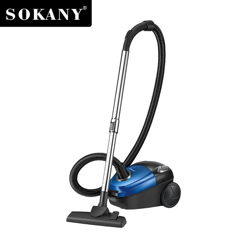 2000W Household Silent Vacuum Cleaner, Strong Suction, Replaceable Brush Head, for Carpet and Floor, Dead Corner Under Sofa