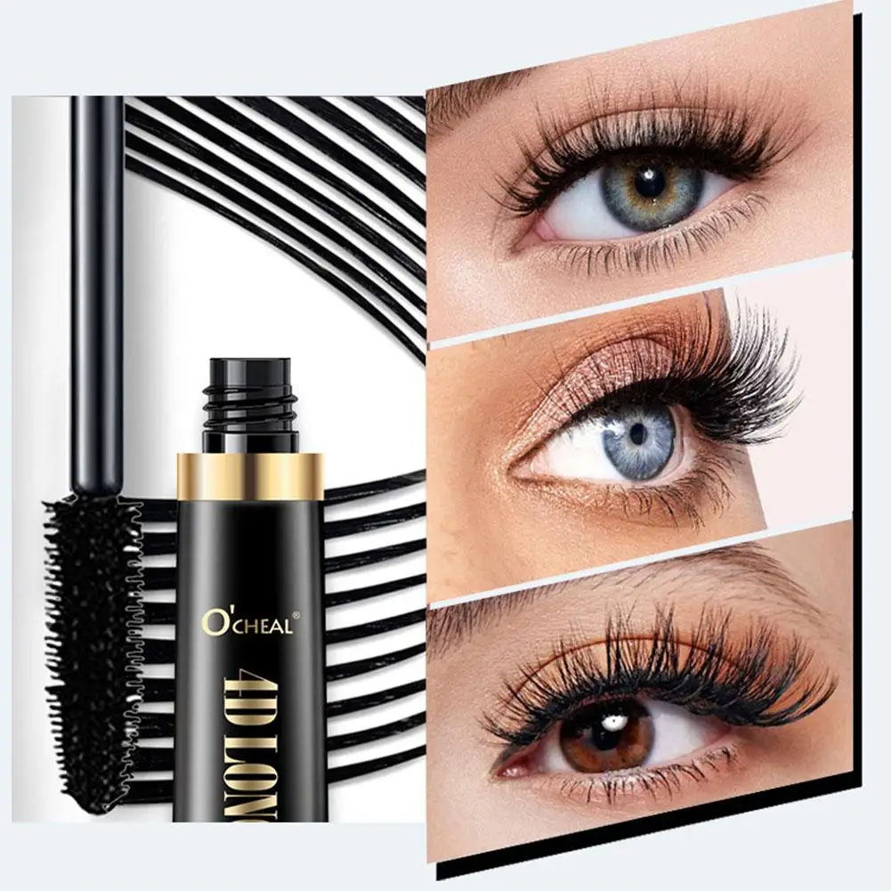 4D tusz do rzęs Slender Thick Curling długie rzęsy podkład trwały Eyeliner Anti-pot 1 szt. nie rozmazujący się tusz do rzęs wodoodporny Y8Y0