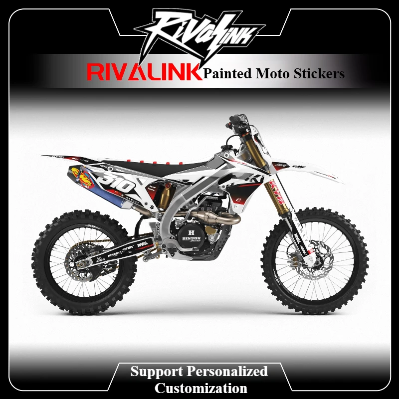 For SUZUKI RMZ 250 450 2018 2019 2020 2021 2022 2023 2024 Motorcycle Full Stickers Kit 3M Customize Moto Graphics Decals Kit