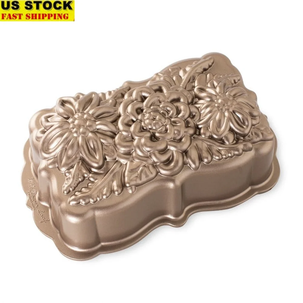 

Сковорода для хлеба с полевым цветком, антипригарная литая алюминиевая 6-чашковая форма для выпечки, кухонные формы для выпечки, идеальные подарки и дерьмо