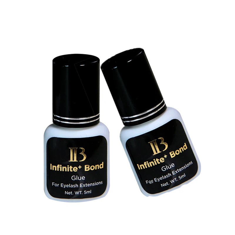 IB Infinite Plus Bond Glue Extra Strong 5ml Eyelash Extensions Glue 1S Fast Drying Retention 6-7 Weeks Lash Glue