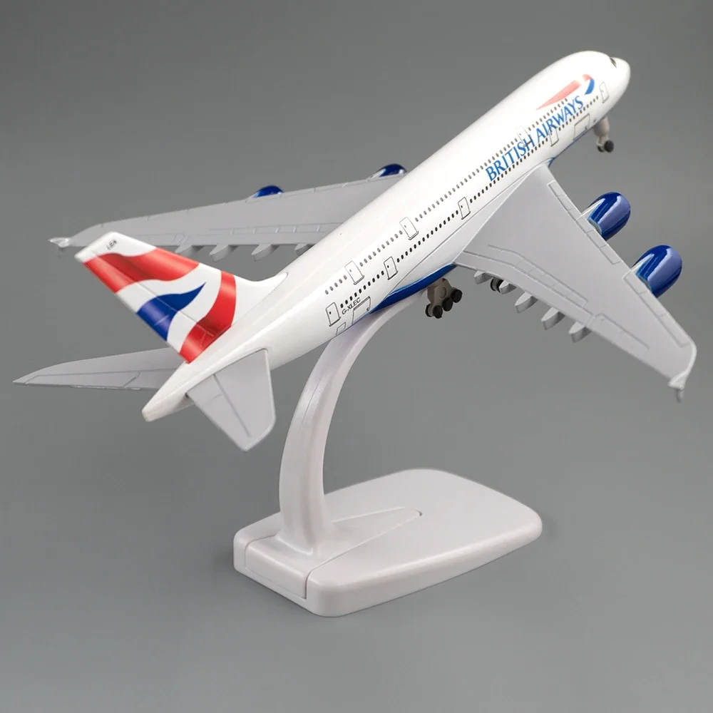 

18 см самолет Airbus A380 британские Airways сплав модель самолета игрушка для детей детская коллекция подарков украшение дома