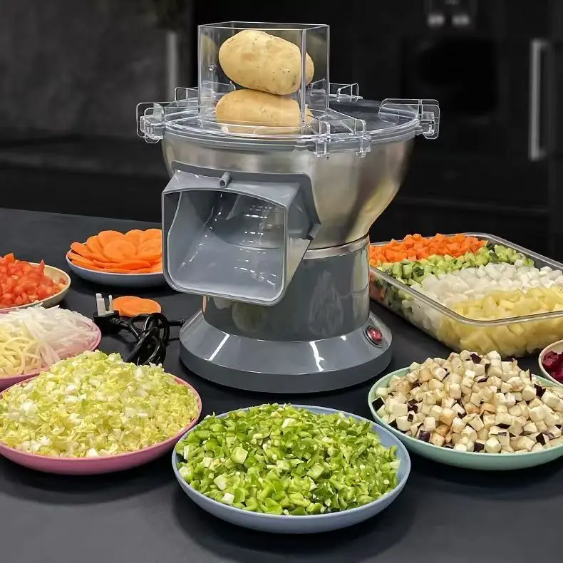 

Dicing machine Commercial vegetable cutter Potato shredding and slicing machine Multi-function