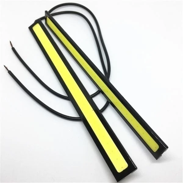 10PCS 17CM LED DRL Wasserdichte Fahren Tagfahrlicht Streifen 12V COB LED Auto Aluminium Streifen Lichter – Detail 8