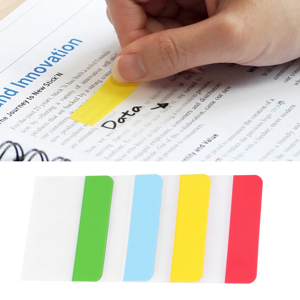 

2 Set Category Index Sheet Classified Stickers Re-stickable Bookmarks Divider Stationery Reading Accessories
