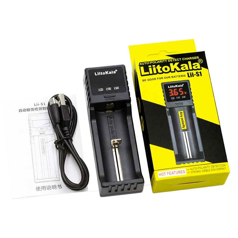 Liitokala Lii-202 S1 PD2 M4 Battery Charger, Charging 18650 1.2V 3.7V 3.2V AA / AAA 26650 10440 16340 25500 NiMH Lithium Battery