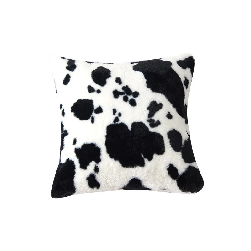 Koe Print Sofa Kussen Kussenhoes Woonkamer Kussenhoes Nachtkastje Rugleuning Lumbale Kussen Kussensloop Thuis Zachte Meubels