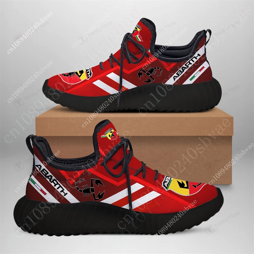 Zapatos Abarth, tenis Unisex, talla grande, informales, originales, para hombres y mujeres, zapatillas ligeras y cómodas, zapatillas deportivas hechas a medida