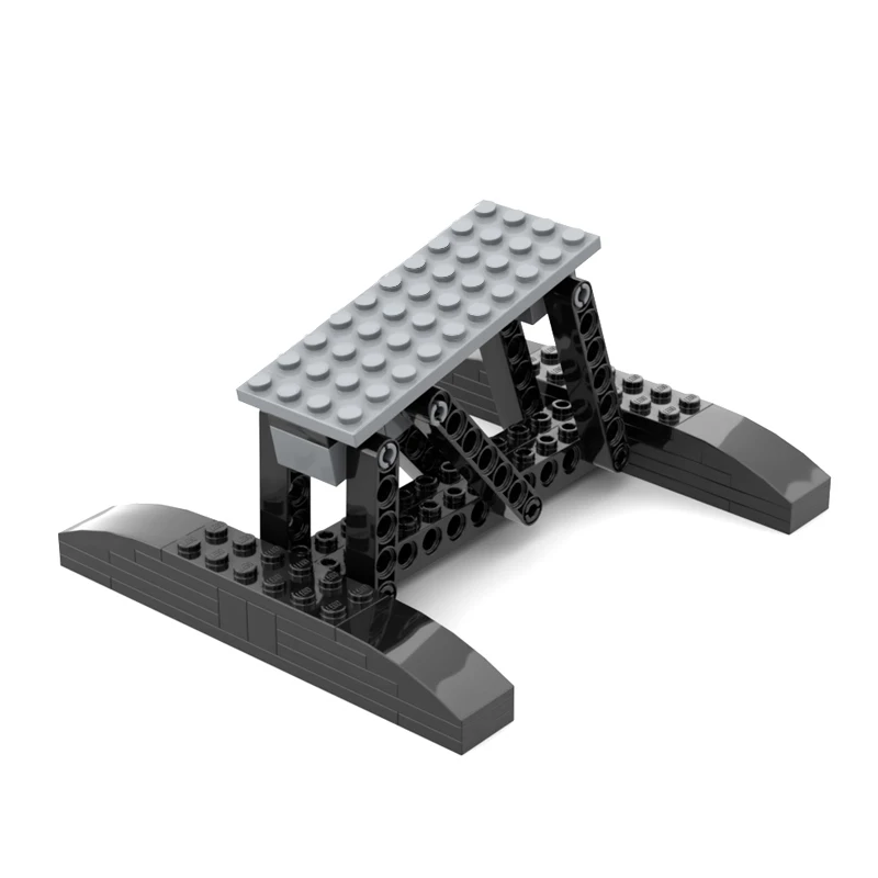 New MOC Display Stand (Only Bracket) for The Space Wars Fighter Razor Crest Set 75292 Building Blocks Bricks DIY Toys