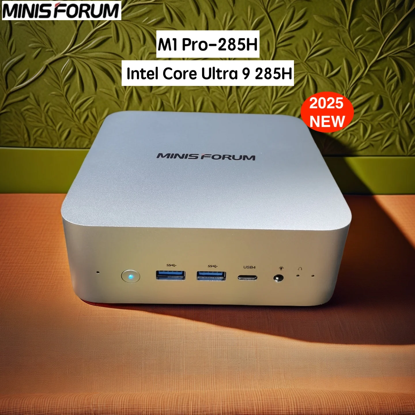 2025 كمبيوتر صغير جديد MINISFORUM M1 Pro-285H Intel Core Ultra 9 285H AI WIFI 7 & Bluetooth5.4 96GB RAM DDR5 2 تيرا بايت كمبيوتر صغير
