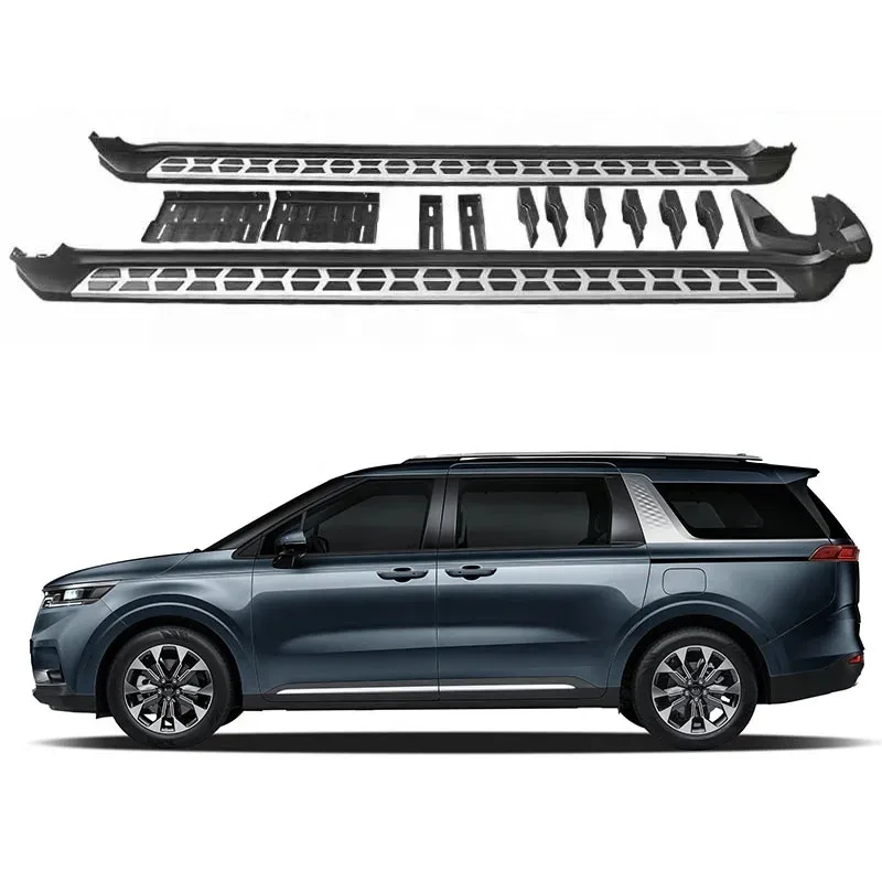 

Black Aluminium Alloy Side Step With Fender Flares Running Board for Carnival 2020 2021 2022