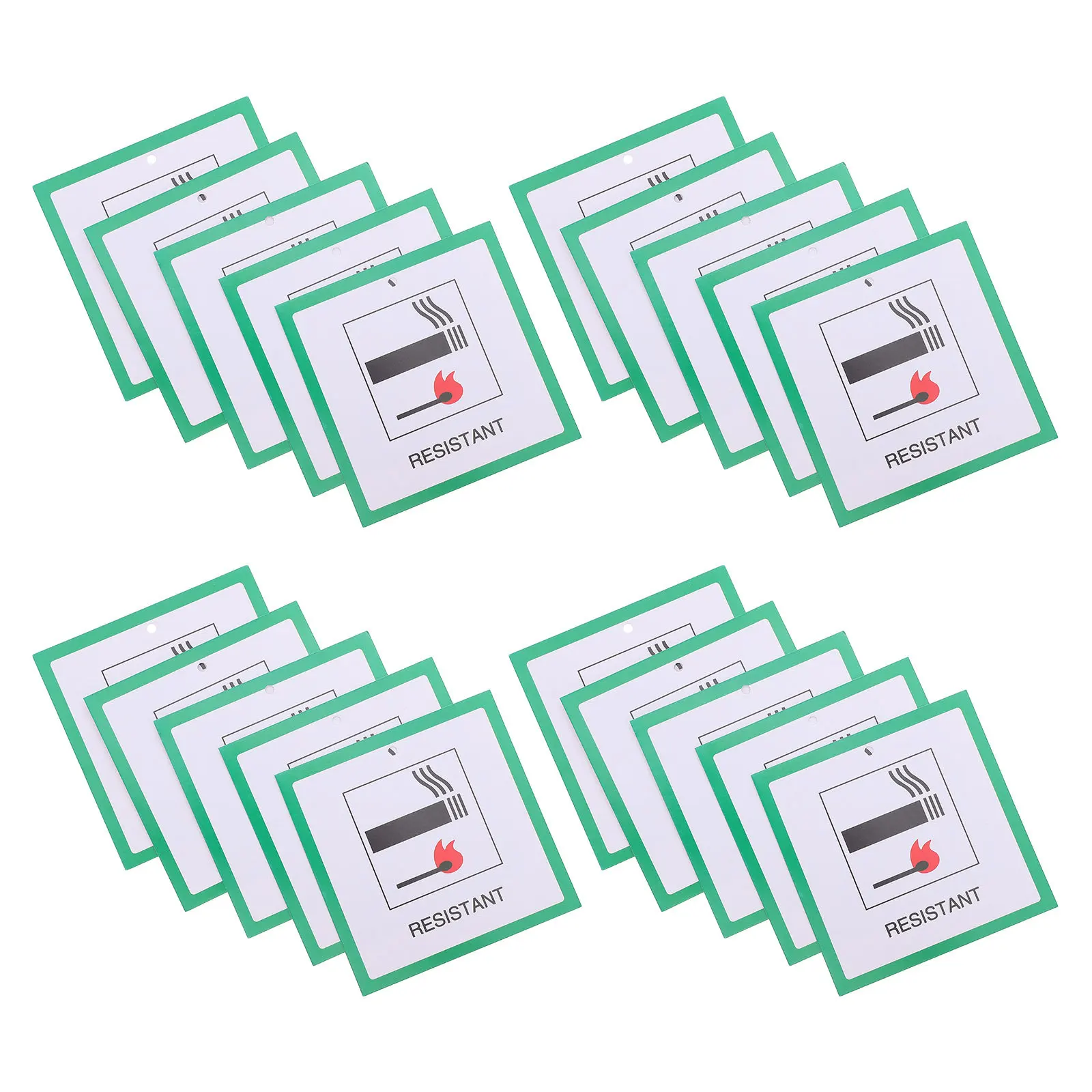 30pcs Fire Safety Labels Flame Retardant Self Adhesive Stickers For Furniture Upholstery Mattress Electrical Surfaces Indoor