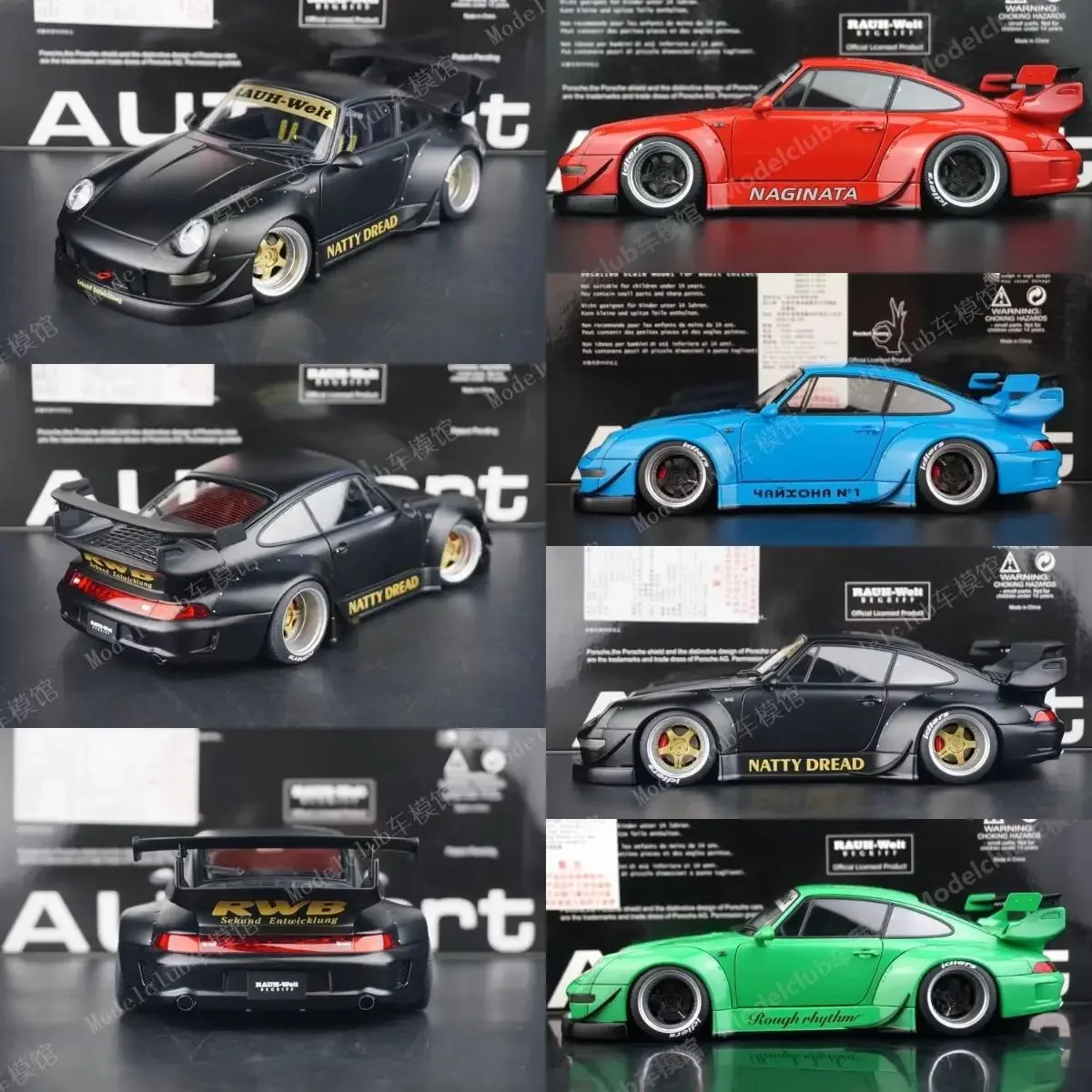 

Autoart 1:18 RWB Series 993 Simulation Limited Edition All Open Alloy Metal Static Car Model Toy Gift